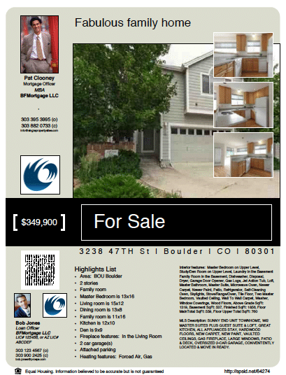 Property Flyers | Listing Marketing | Mortgage Marketing