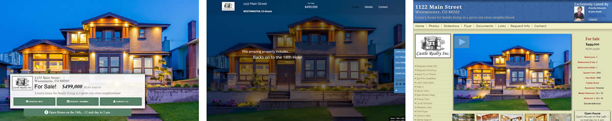 Examples of single property sites