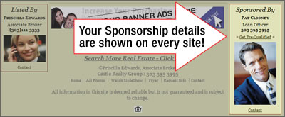 Get your Lender sponsorship on every listing